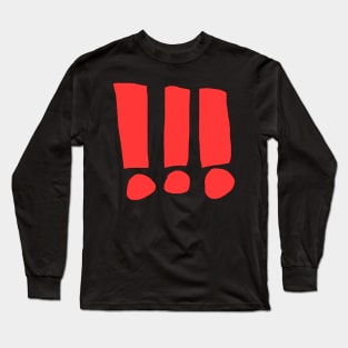 exclamation points Long Sleeve T-Shirt